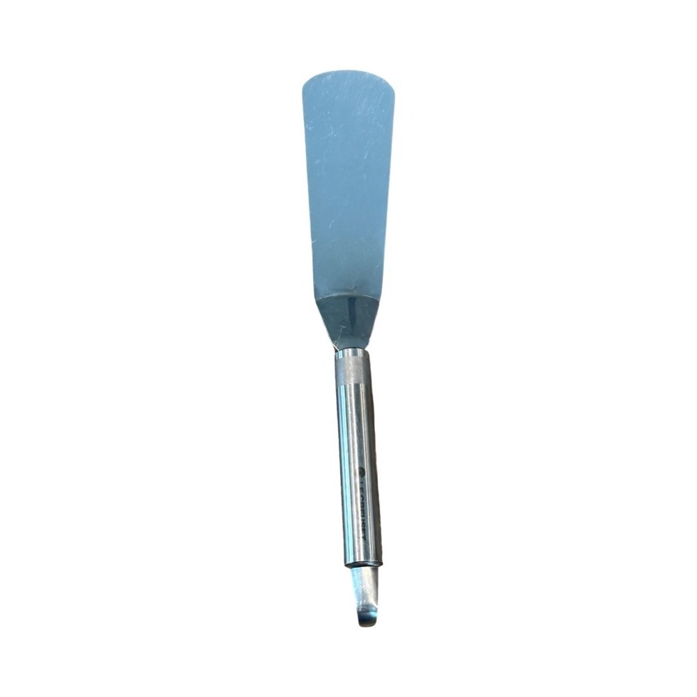Le Creuset Revolution Stainless Steel Slotted Spatula Turner Silver Kitchen Tool